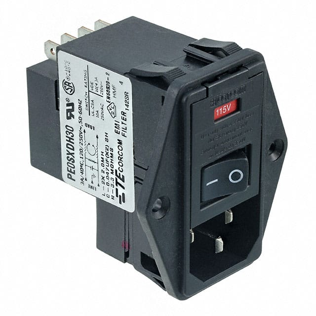 1-6609929-0 TE Connectivity Corcom Filters  Power Entry Modules (PEM)